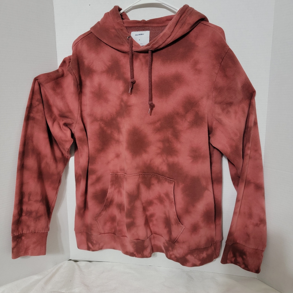 Old Navy Burnt Orange Tie-Dye Sw